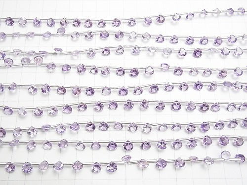 1strand $14.99! High Quality Pink Amethyst AAA Chestnut Faceted 6 x 6 mm 1strand (20pcs)