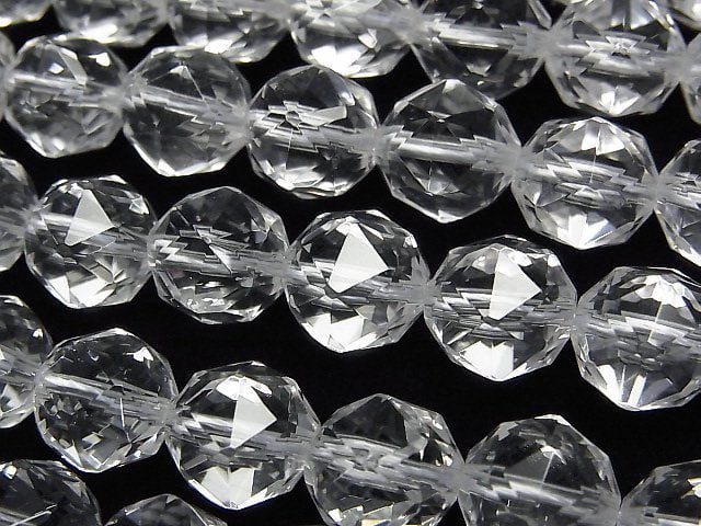 [Video]Crystal AAA Star Faceted Round 10mm 1/4 or 1strand beads (aprx.15inch/37cm)