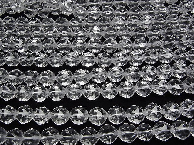 [Video]Crystal AAA Star Faceted Round 10mm 1/4 or 1strand beads (aprx.15inch/37cm)