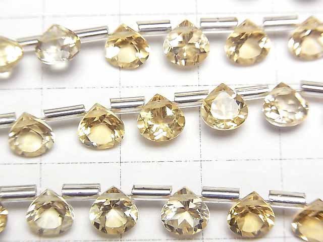 [Video]High Quality Citrine AAA Chestnut Faceted 6x6mm half or 1strand (18pcs )