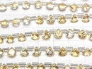 [Video]High Quality Citrine AAA Chestnut Faceted 6x6mm half or 1strand (18pcs )