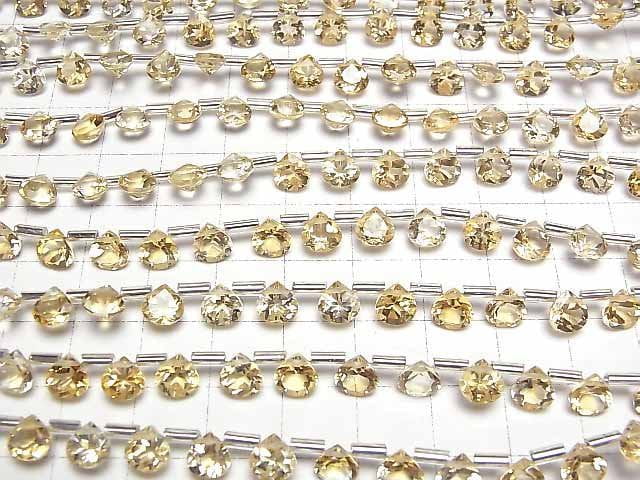 [Video]High Quality Citrine AAA Chestnut Faceted 6x6mm half or 1strand (18pcs )