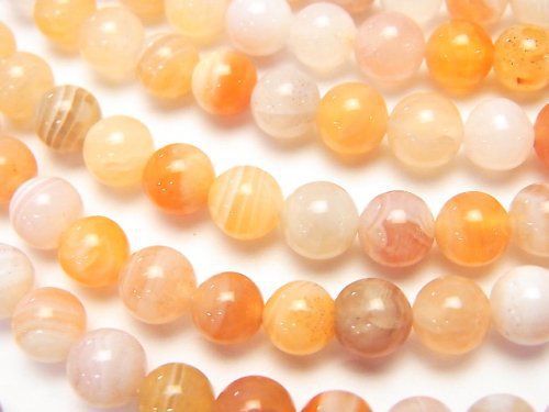 Botswana Agate, Round Gemstone Beads