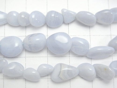 1strand $8.79! Blue Lace Agate AA++ Nugget  1strand (aprx.15inch/38cm)