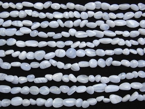 1strand $8.79! Blue Lace Agate AA++ Nugget  1strand (aprx.15inch/38cm)