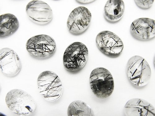 Tourmalinated Quartz Gemstone Beads