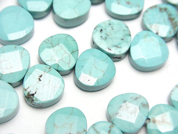 Chestnut Shape, Magnesite Turquoise Gemstone Beads