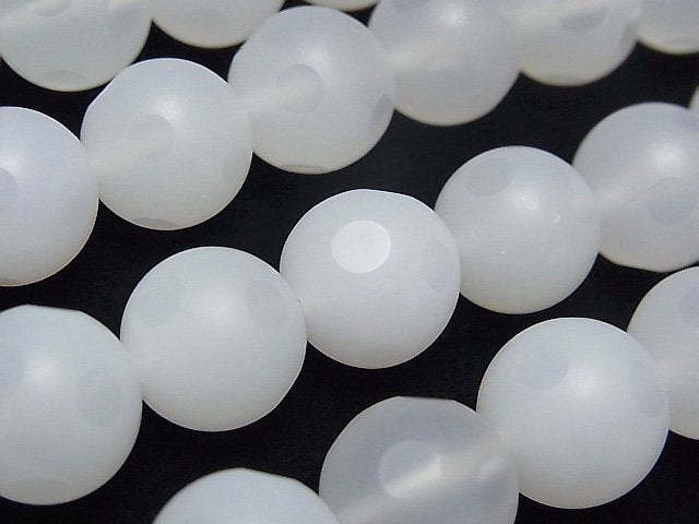 Chalcedony, Faceted Round Gemstone Beads