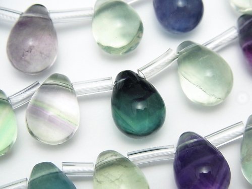 Drop, Fluorite Gemstone Beads