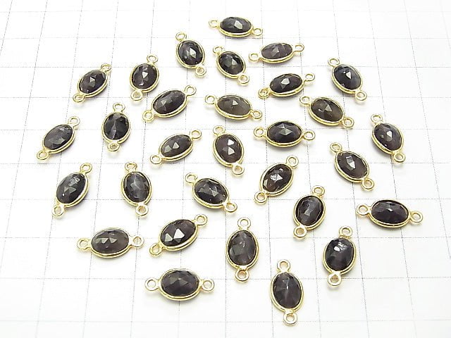 High Quality Sillimanite ,Cat's Eye AAA Bezel Setting Rose Cut 9x7mm [Both Side ] 18KGP 4pcs $29.99!