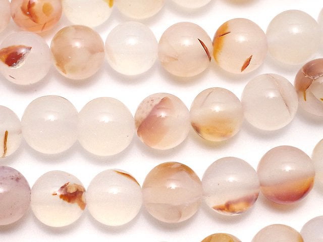 Chalcedony, Round Gemstone Beads