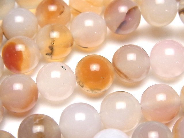 Chalcedony, Round Gemstone Beads