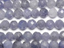 [Video] High Quality!  Tanzanite AA Faceted Round 5mm  half or 1strand beads (aprx.15inch/37cm)