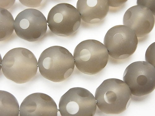 Faceted Round, Onyx Gemstone Beads