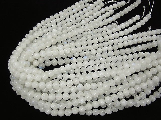 Rainbow Moonstone AA Round 8mm half or 1strand beads (aprx.15inch / 38cm)