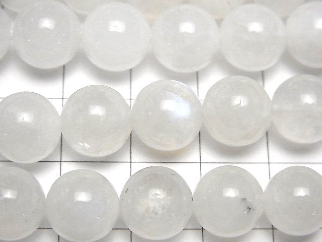 Rainbow Moonstone AA+ Round 10mm half or 1strand beads (aprx.15inch/36cm)