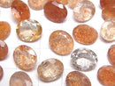 [Video]High Quality Sunstone AAA- Loose stone Oval Faceted 12x10mm 2pcs