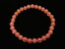 [Video] [One of a kind] Top Quality Argentina Rhodochrosite AAAA+ Round 6mm Bracelet NO.17