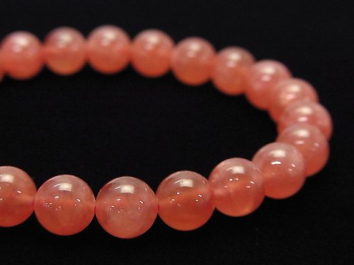 [Video] [One of a kind] Top Quality Argentina Rhodochrosite AAAA+ Round 8mm Bracelet NO.23