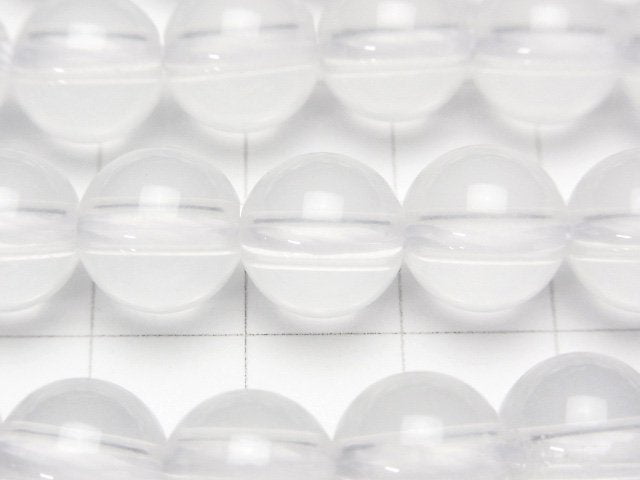 Milky Quartz AAA Round 10mm [2mm hole] 1/4 or 1strand beads (aprx.15inch/36cm)