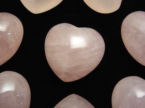 Rose Quartz AA++ Undrilled Heart 19x20mm 3pcs