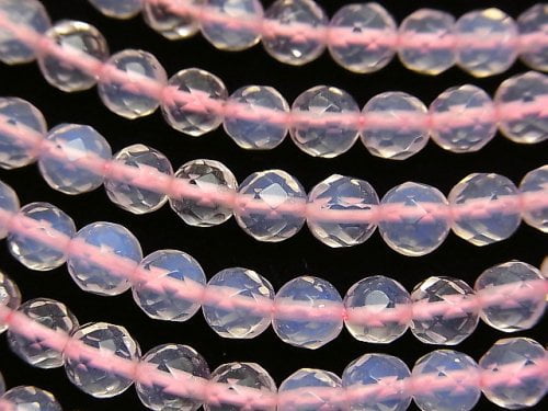 Faceted Round, Opalite Synthetic & Glass Beads