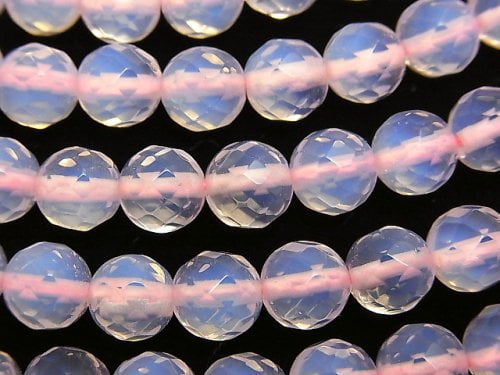 Faceted Round, Opalite Synthetic & Glass Beads