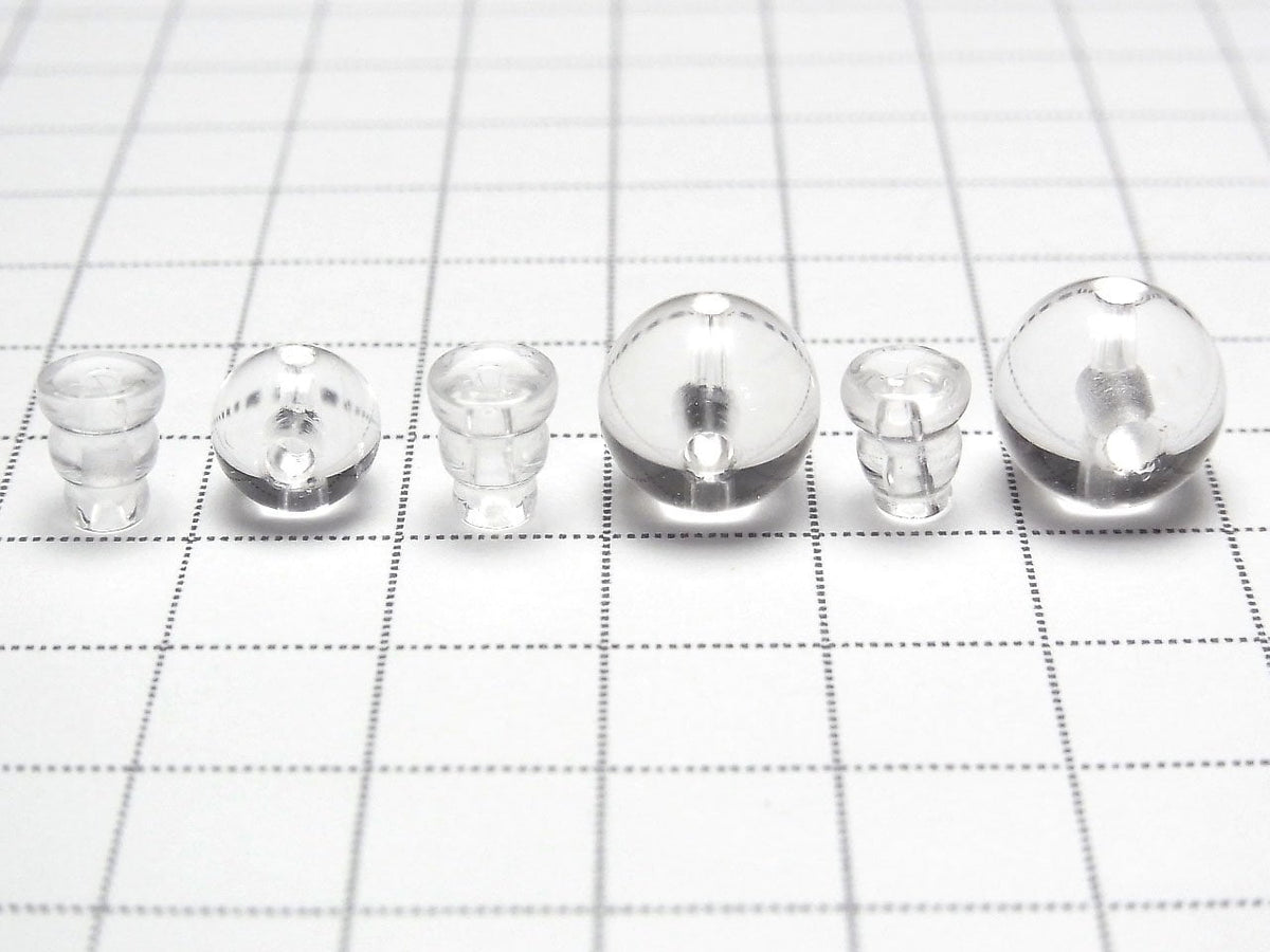 Perles de Cristal de Quartz AAA Trous Percés [8mm][10mm][12mm][14mm] 1 lot