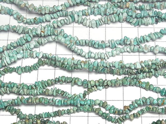 [Video]Turquoise AA Chips (Small Nugget ) 1strand beads (aprx.15inch/38cm)