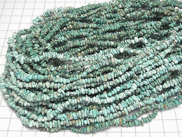 [Video]Turquoise AA Chips (Small Nugget ) 1strand beads (aprx.15inch/38cm)