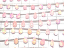 [Video] Pink color Opal Drop (Smooth) 1strand (12pcs)