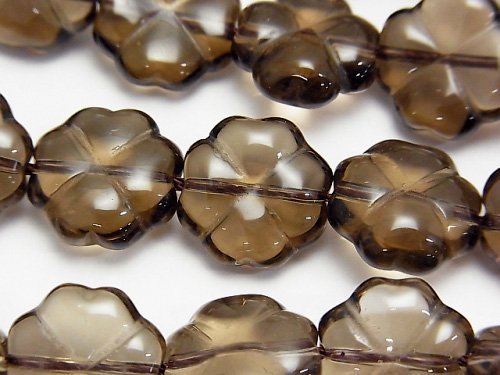 Clover, Smoky Quartz Gemstone Beads