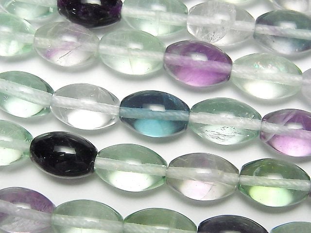 Fluorite, Rice Gemstone Beads