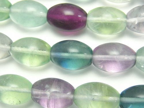 Fluorite, Rice Gemstone Beads