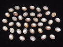 [Video] High-Quality Pink Shell AAA Oval Cabochon 8x6mm 2pcs