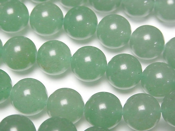 [Video] Green Aventurine Round 10mm 1strand beads (aprx.15inch/36cm)