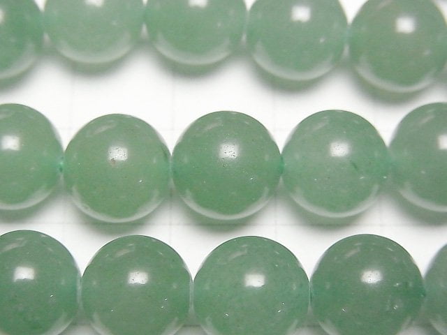 [Video] Green Aventurine Round 10mm 1strand beads (aprx.15inch/36cm)