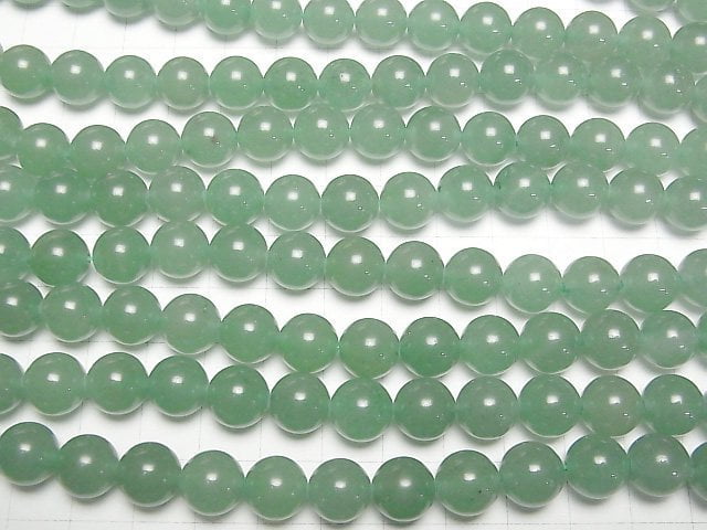 [Video] Green Aventurine Round 10mm 1strand beads (aprx.15inch/36cm)