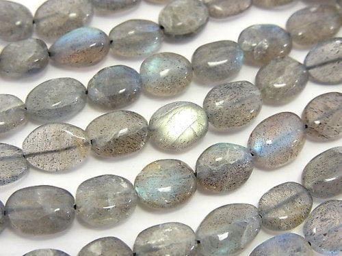 1strand $6.79! Labradorite AA++ Oval -Nugget  1strand beads (aprx.14inch/34cm)