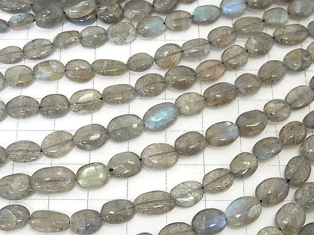 1strand $6.79! Labradorite AA++ Oval -Nugget  1strand beads (aprx.14inch/34cm)