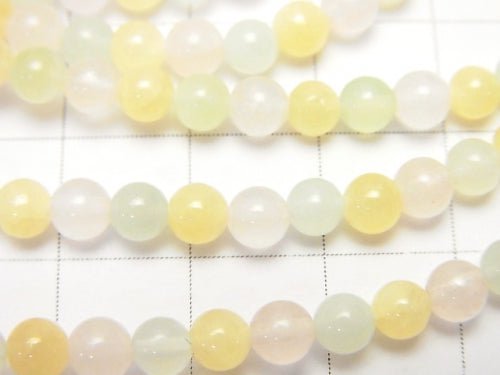 [Video] Mixed Stone  Round 4mm 1strand beads (aprx.15inch/38cm)