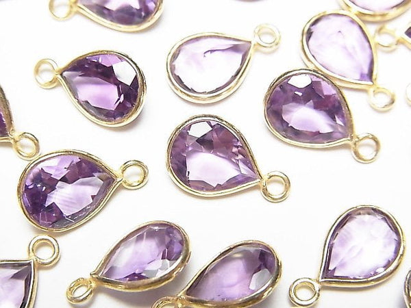 Amethyst, Bezel Setting, Pear Shape Gemstone Beads