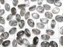 [Video]High Quality Tourmaline Quartz AAA Loose stone Oval Faceted 8x6mm 3pcs