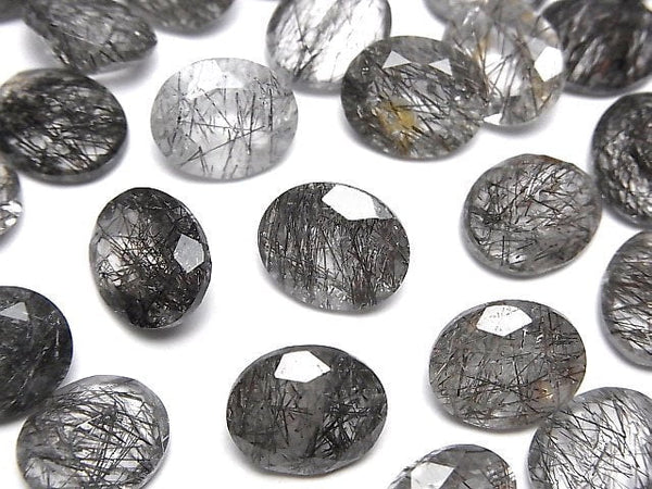 [Video]High Quality Tourmaline Quartz AAA- Loose stone Oval Faceted 12x10mm 4pcs