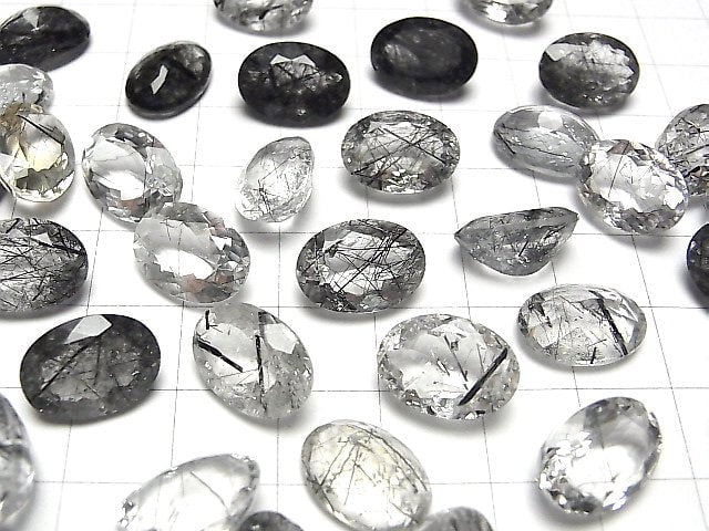 [Video]High Quality Tourmaline Quartz AAA Loose stone Oval Faceted 14x10mm 2pcs