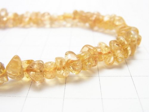[Video] [One of a kind] High Quality Imperial Topaz AAA Chips (Small Nugget) Bracelet NO.69