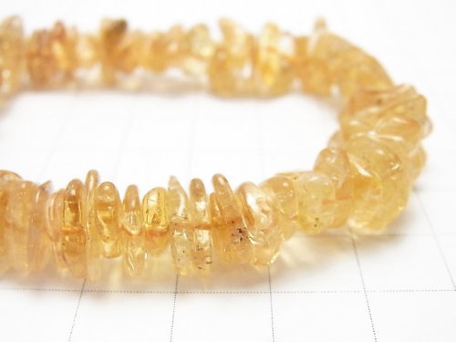 [Video] [One of a kind] High Quality Imperial Topaz AAA Chips (Small Nugget) Bracelet NO.78