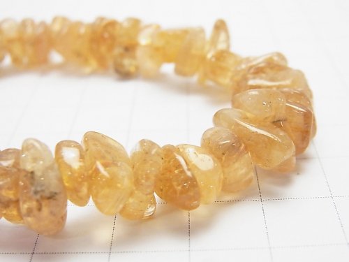 [Video] [One of a kind] High Quality Imperial Topaz AAA Chips (Small Nugget) Bracelet NO.79