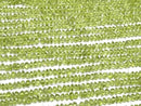 [Video]Peridot AA+ Rondelle 1strand beads (aprx.14inch/34cm)