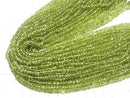 [Video]Peridot AA+ Rondelle 1strand beads (aprx.14inch/34cm)